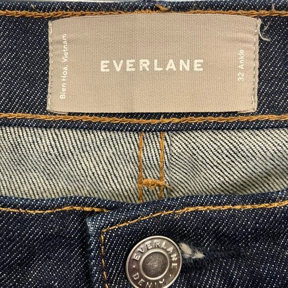 Everlane Women's Dark Wash Ankle Jeans Size 32 - Picture 5 of 8